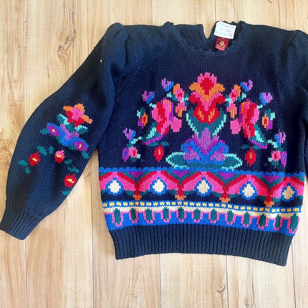 Vintage Susan Bristol wool sweater size 40 L/xl